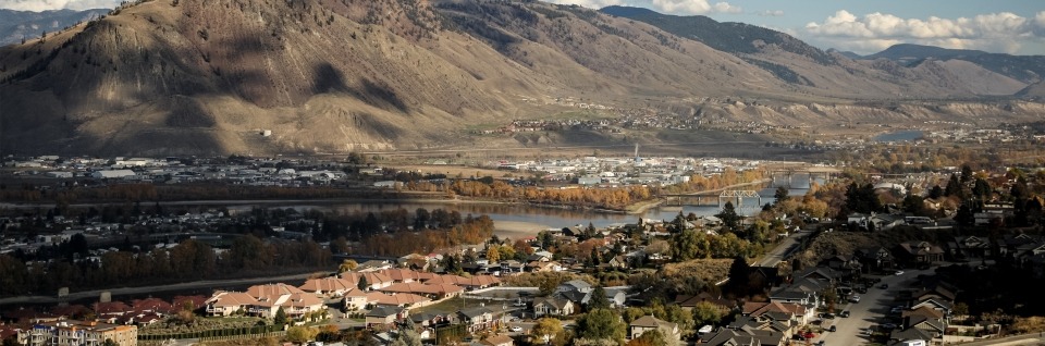 Aerial view of Kamloops. Credit to Candace Lewis.