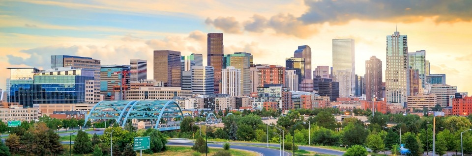 Denver city skyline