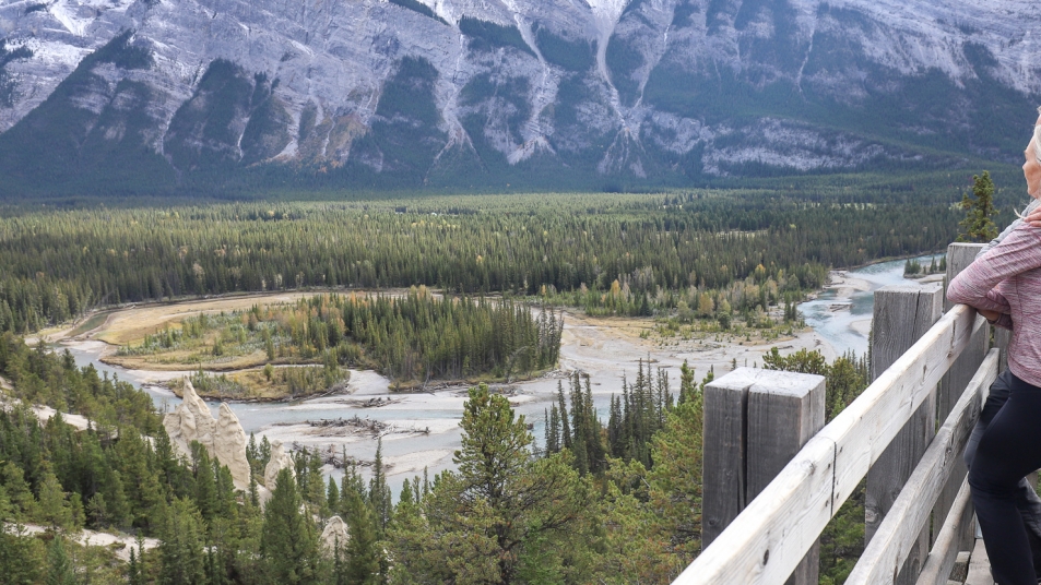 Hoodoos Lookout in Banff