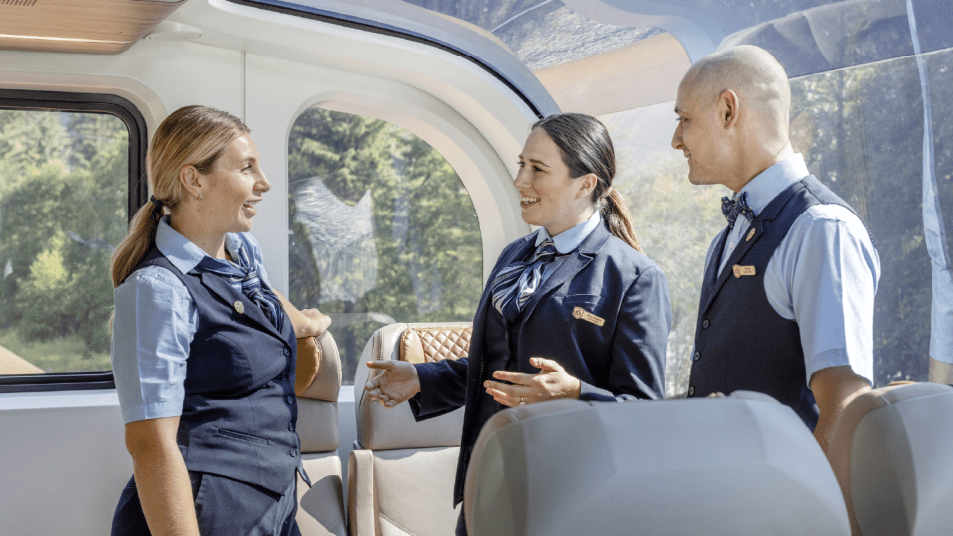 Onboard team in coach