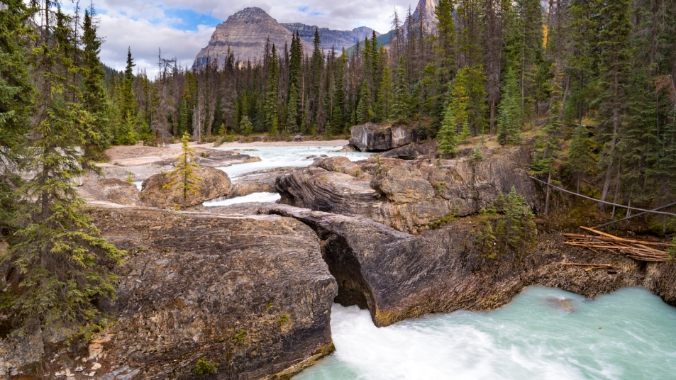 Natural Bridge in Yoho National Park