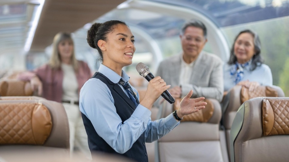 host on train