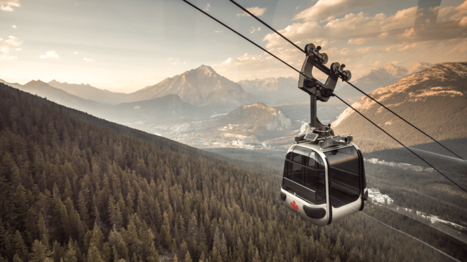 Banff Gondola above Sulphur Mountain