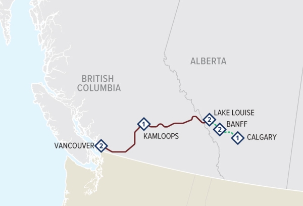 First Passage to the West Discovery Eastbound