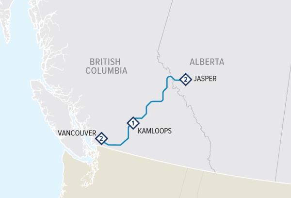 Journey through the Clouds Classic Eastbound 5-Nights