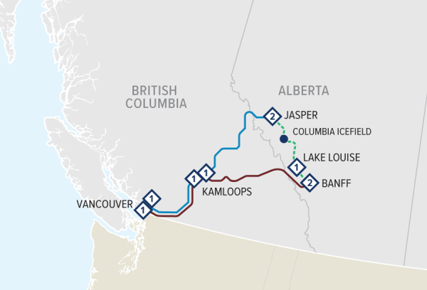 Canadian Rockies Circle Journey