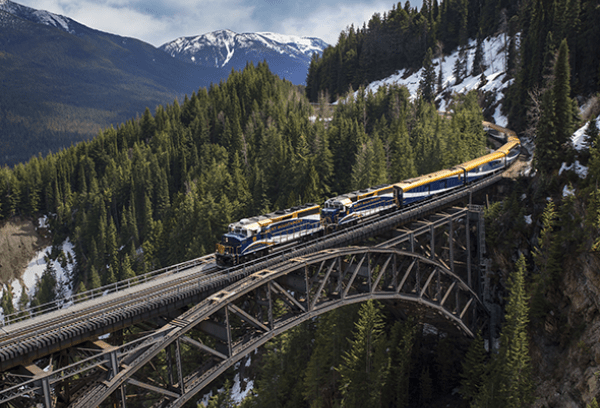 First Passage to the West Vancouver to Lake Louise Rail Only