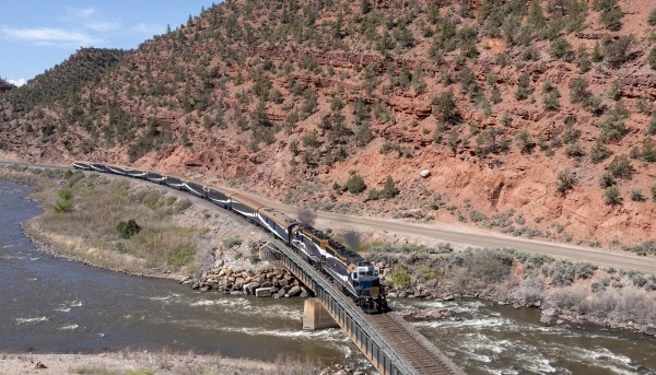 Rocky Mountaineer in the red rocks