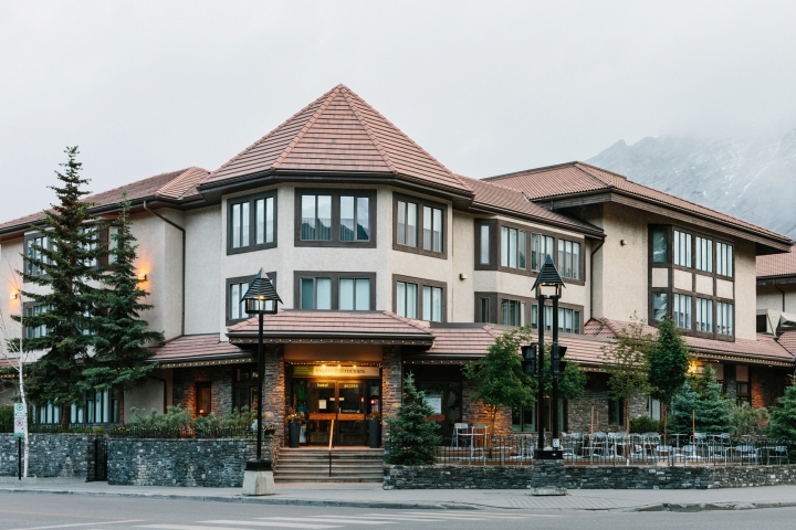 Elk hotel in Banff