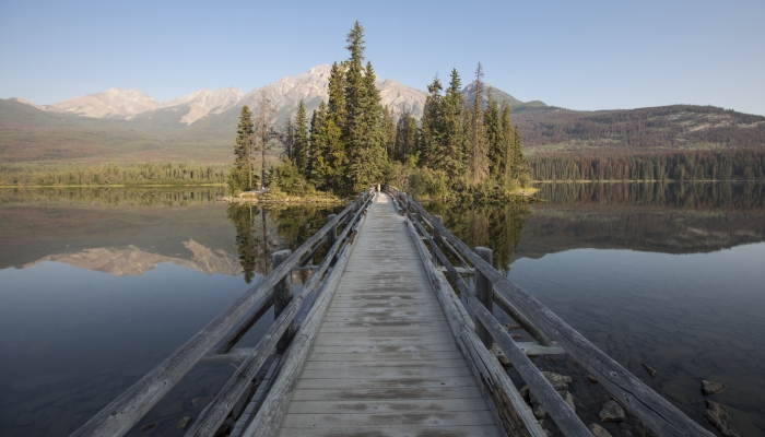 Pyramid Lake Island, Jasper, Alberta