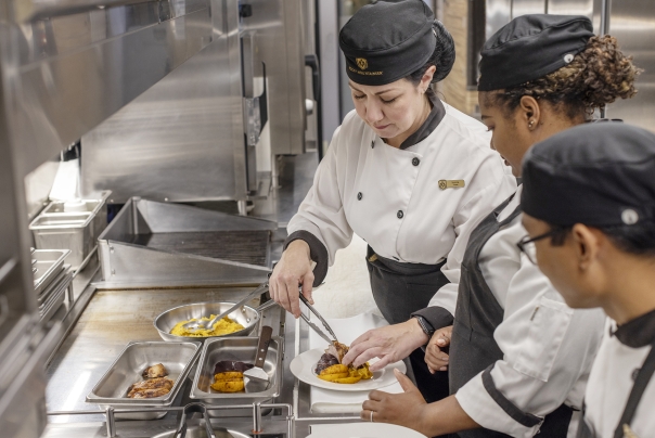 culinary team on the Rocky Mountaineer