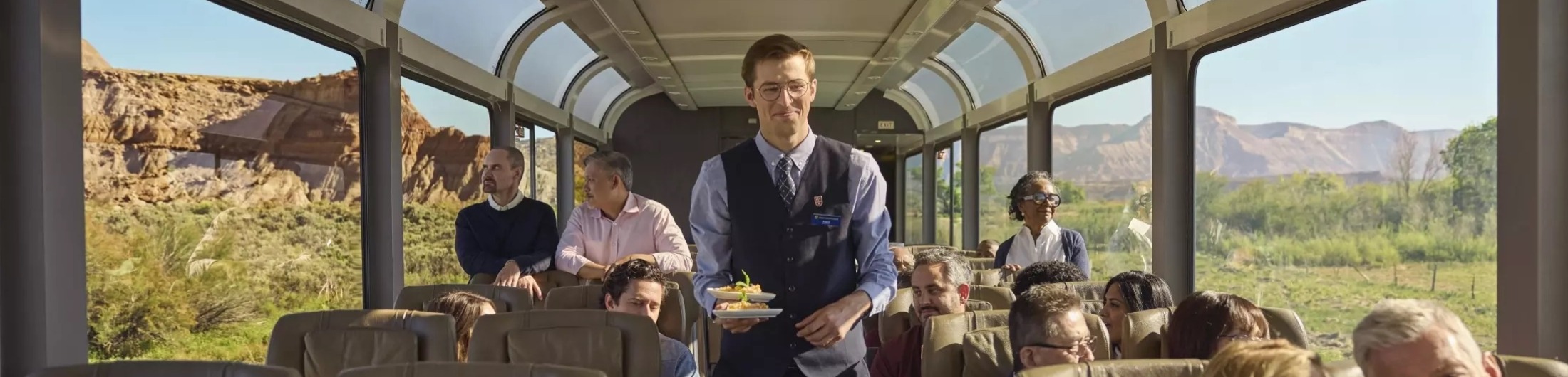 Host onboard Rocky Mountaineer