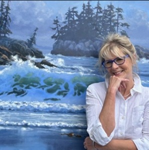 Portrait of artist Gaye Adams