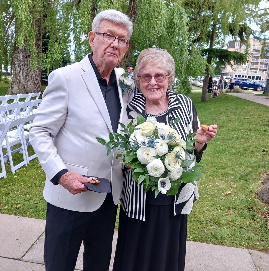 Jack & Marilyn on their wedding day.