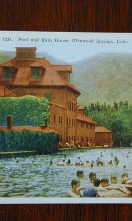 Glenwood Hot Springs Pool Postcard