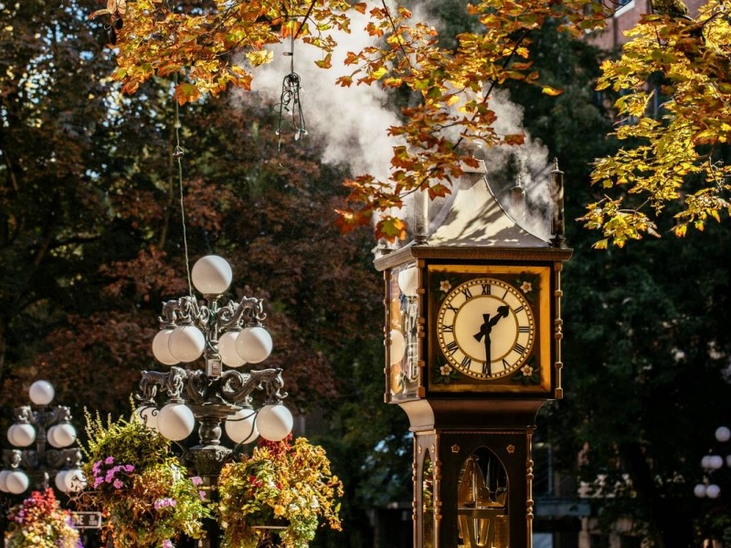 Steam clock in Gastown Vancouver