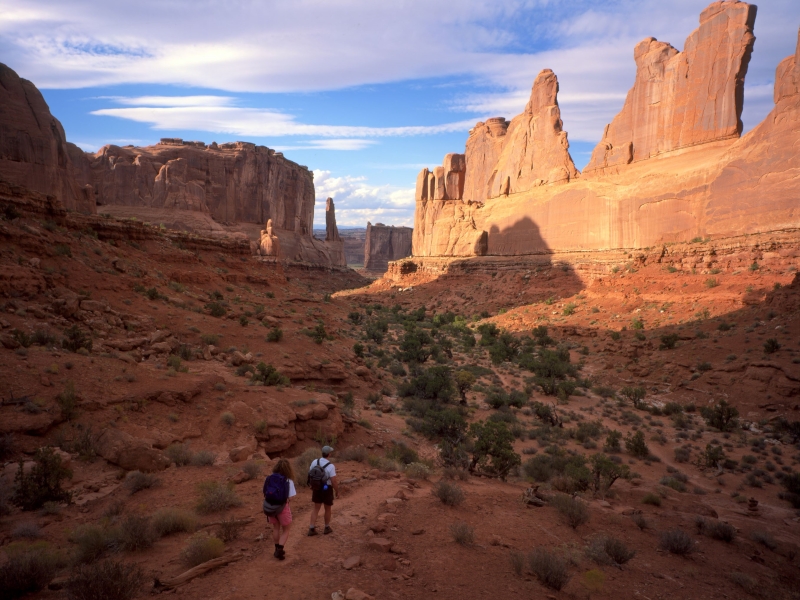Arches National Park outside of Moab Utah