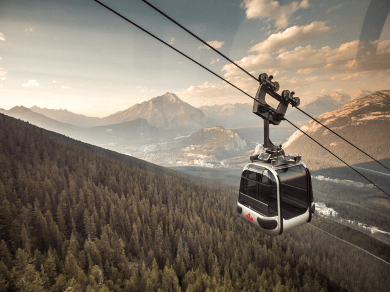 Banff Gondola above Sulphur Mountain