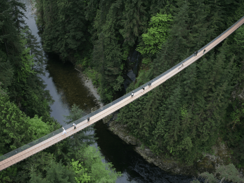 Suspension Bridge over Capilano River