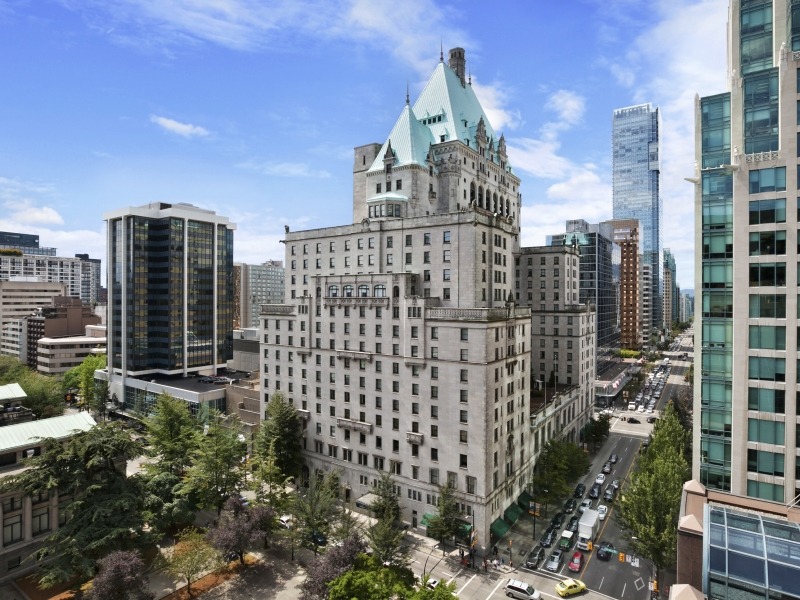 Fairmont Hotel Vancouver Exterior