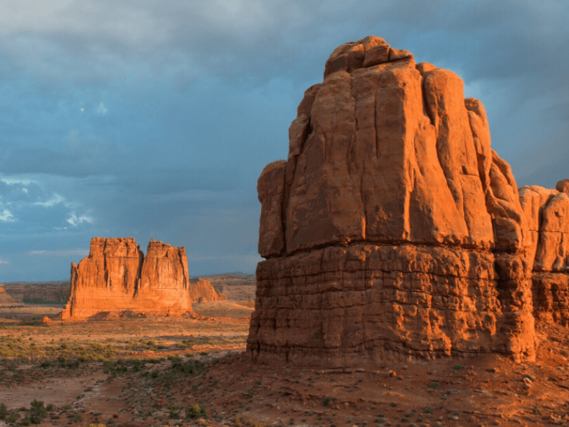 La Sal viewpoint at Arches National Park