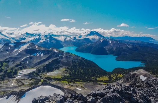 Garibaldi Lake in Whistler.